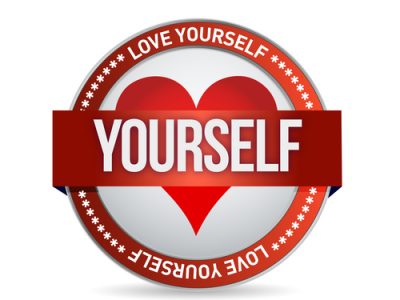 Love Yourself badge illustration