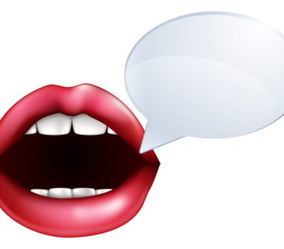 Mouth or lips talking